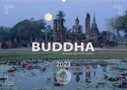 BUDDHA - Im Reich der Achtsamkeit (Wandkalender 2023 DIN A2 quer)