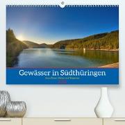 Gewässer in Südthüringen (Premium, hochwertiger DIN A2 Wandkalender 2023, Kunstdruck in Hochglanz)