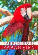 Farbenfrohe Papageien (Wandkalender 2023 DIN A4 hoch)