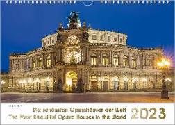 Opernhäuser, ein Musik-Kalender 2023, DIN A4