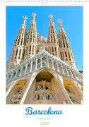 Barcelona - Urlaubsplaner (Wandkalender 2023 DIN A3 hoch)
