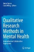Qualitative Research Methods in Mental Health