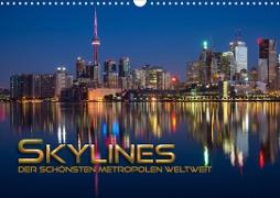 Skylines der schönsten Metropolen weltweit (Wandkalender 2023 DIN A3 quer)