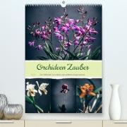 Orchideen Zauber (Premium, hochwertiger DIN A2 Wandkalender 2023, Kunstdruck in Hochglanz)