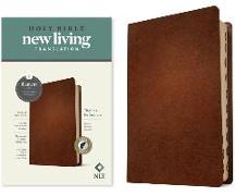 NLT Thinline Reference Bible, Filament-Enabled Edition (Red Letter, Genuine Leather, Brown, Indexed)