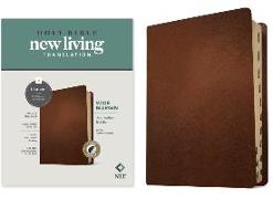 NLT Wide Margin Bible, Filament-Enabled Edition (Red Letter, Genuine Leather, Brown, Indexed)