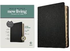 NLT Wide Margin Bible, Filament-Enabled Edition (Red Letter, Genuine Leather, Black, Indexed)