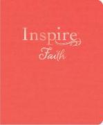 Inspire Faith Bible Large Print Nlt, Filament-Enabled Edition (Hardcover Cloth, Coral Linen): The Bible for Coloring & Creative Journaling