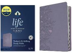 KJV Life Application Study Bible, Third Edition (Red Letter, Leatherlike, Peony Lavender, Indexed)