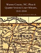 Warren County, NC, Pleas & Quarter Sessions Court Minutes, 1841-1844