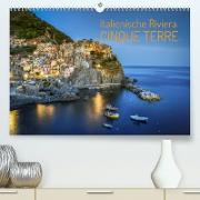 Italienische Riviera Cinque Terre (Premium, hochwertiger DIN A2 Wandkalender 2023, Kunstdruck in Hochglanz)