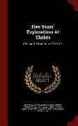 Five Years' Explorations at Thebes: A Record of Work Done 1907-1911