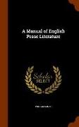 A Manual of English Prose Literature