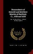 Descendants of Reinold and Matthew Marvin of Hartford, Ct., 1638 and 1635: Sons of Edward Marvin, of Great Bentley, England