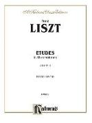 Liszt: Etudes in Three Volumes for Solo Piano, Volume 2
