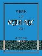 Materials of Western Music: Part 3