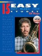 15 Easy Jazz, Blues & Funk Etudes: C Instrument, Book & CD