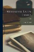 Mediaeval Latin Lyrics, 1948