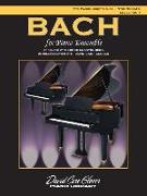 Bach for Piano Ensemble: Level 4, Sheet
