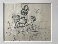 FOLK PORN: Anonymous 1940s Sex Drawings