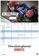EL DIABLO | 20 - Fabio Quartararo - 2023 - Kalender | MotoGP DIN A3 - (Familienplaner)