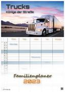Trucks - Könige der Straße - LKW - 2023 - Kalender DIN A3 - (Familienplaner)