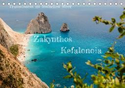 Zakynthos und Kefalonia Trauminseln im Ionischen Meer (Tischkalender 2023 DIN A5 quer)