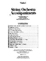 Violin I String Orchestra Accompaniments to Solos from Volumes 1 & 2