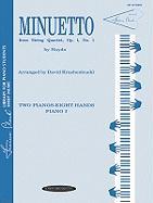 Minuetto from String Quartet, Op. 1, No. 1: Sheet