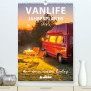 Vanlife Jahresplaner (Premium, hochwertiger DIN A2 Wandkalender 2023, Kunstdruck in Hochglanz)