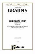 Triumphal Hymn, Op. 55: Ssaattbb Divided Chorus with B Solo (Orch.) (German, English Language Edition)