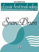 Classic Festival Solos (Snare Drum) (Unaccompanied), Vol 1