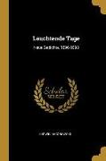 Leuchtende Tage: Neue Gedichte, 1896-1898