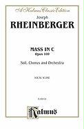 Mass in C, Op. 169: Satb with Satb Soli (Orch.) (Latin Language Edition)