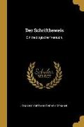 Der Schriftbeweis: Ein Theologischer Versuch