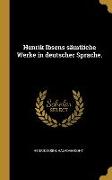 Henrik Ibsens sämtliche Werke in deutscher Sprache