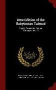New Edition of the Babylonian Talmud: English Translation, Volume 4, Volume 12