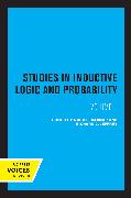 Studies in Inductive Logic and Probability, Volume I