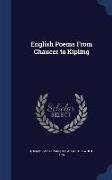 English Poems from Chaucer to Kipling