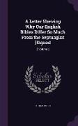 A Letter Shewing Why Our English Bibles Differ So Much From the Septuagint [Signed: .], Volume 2