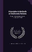 Principles & Methods of University Reform: Being a Letter Addressed to the University of Oxford