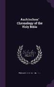 Auchincloss' Chronology of the Holy Bible