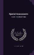 Special Assessments: A Study in Municipal Finance