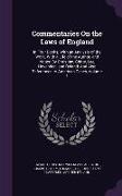 Commentaries on the Laws of England: In Four Books, With an Analysis of the Work. with a Life of the Author, and Notes: By Christian, Chitty, Lee, Hov