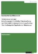 Textimmanente und forschungsgeschichtliche Untersuchung zu Christoph Cormeaus Forschungsbeitrag 'Zur Stellung des Tagelieds im Minnesang'