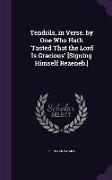 Tendrils, in Verse. by One Who Hath 'Tasted That the Lord Is Gracious' [Signing Himself Rezeneb.]