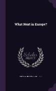 What Next in Europe?