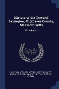 History of the Town of Lexington, Middlesex County, Massachusetts: Geneologies