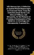 Iolo Manuscripts. A Selection of Ancient Welsh Manuscripts, in Prose and Verse, From the Collection Made by the Late Edward Williams, Iolo Morganwg, f