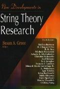 New Developments in String Theory Research